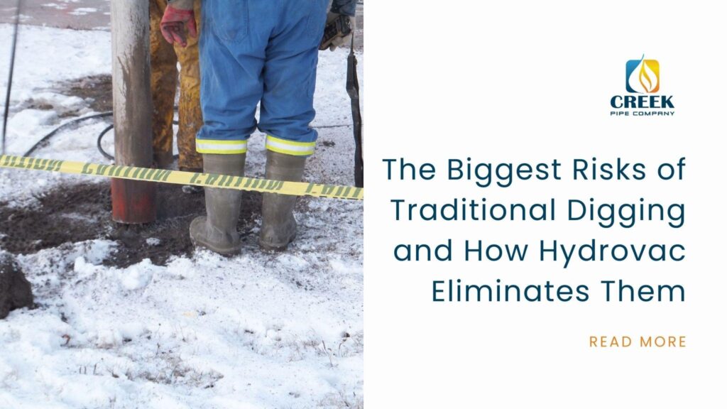 Experts working with Hydrovac with the
business logo, blog title, and read more option.